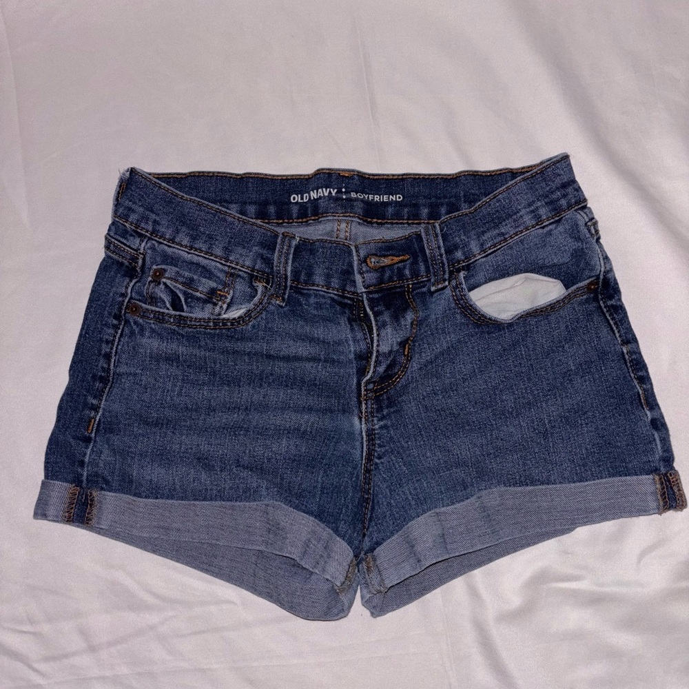 Old Navy Women's Dark Blue Jean Shorts